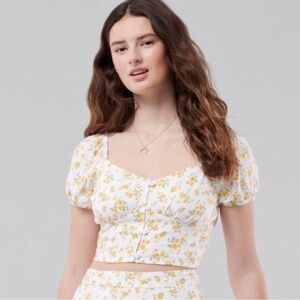 46. Hollister Baby Doll Top - Blue